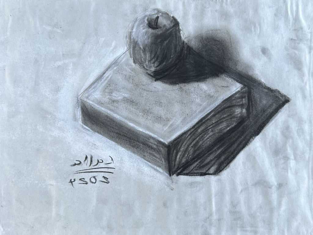 Calla Ellis, 6th Grade, "Still Life", Drawing