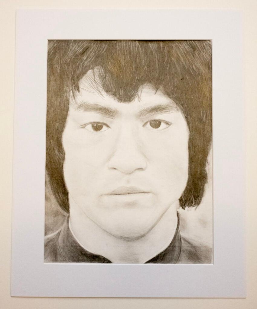 Wilson Ha, 7th Grade, "Bruce Lee", Drawing