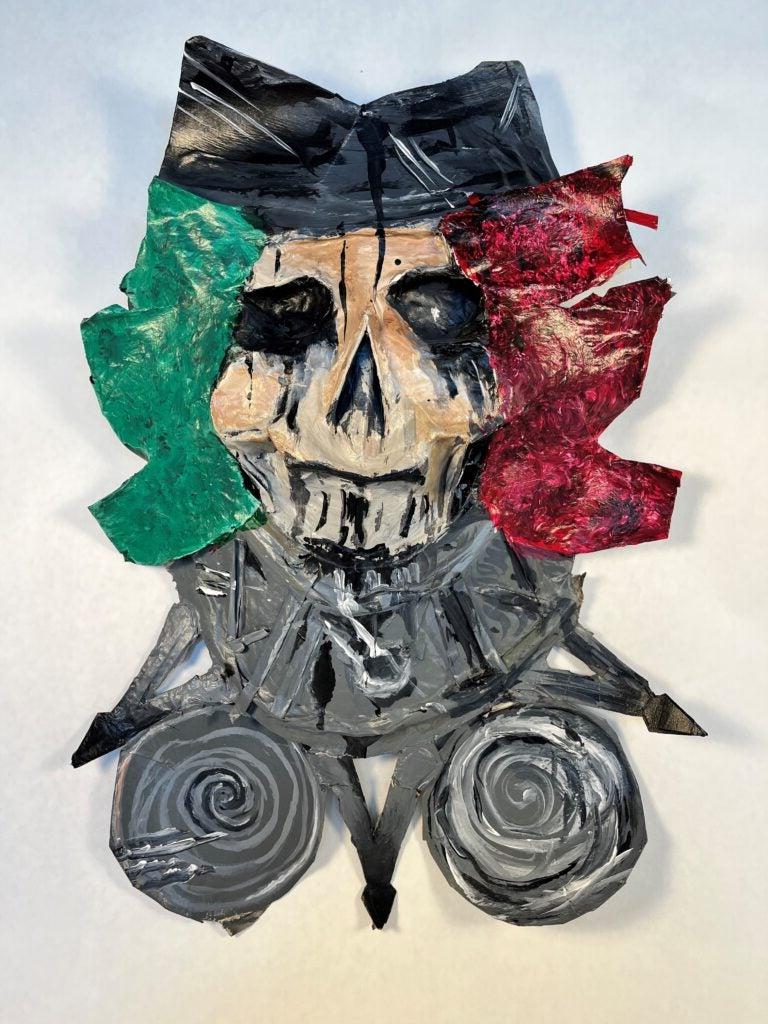 Edwin Moreno Morales, 12th Grade, "Ancient Mask"