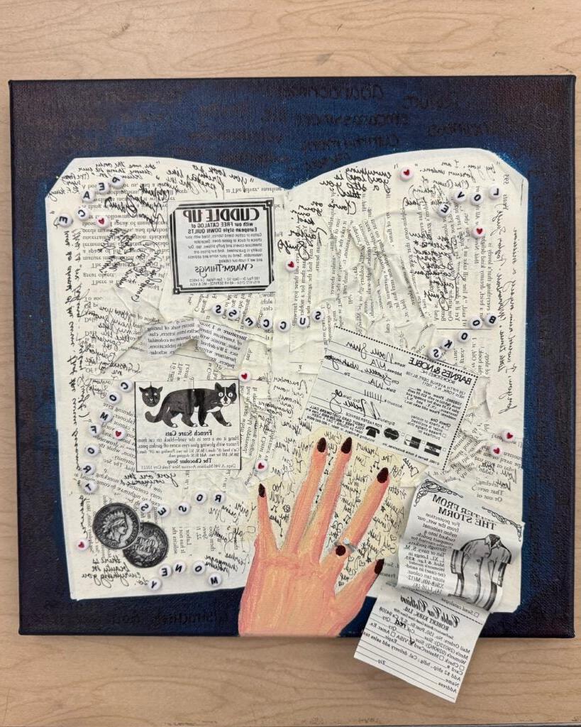 Noelle Shin, 8th Grade, "The Most Important Parts", Mixed Media