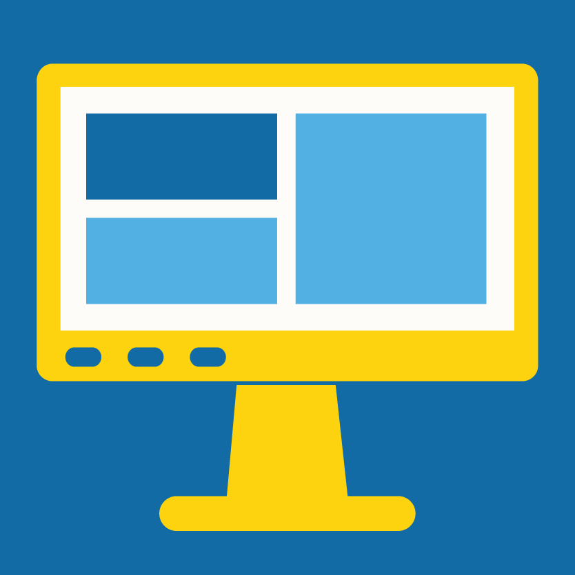 graphic of a computer screen